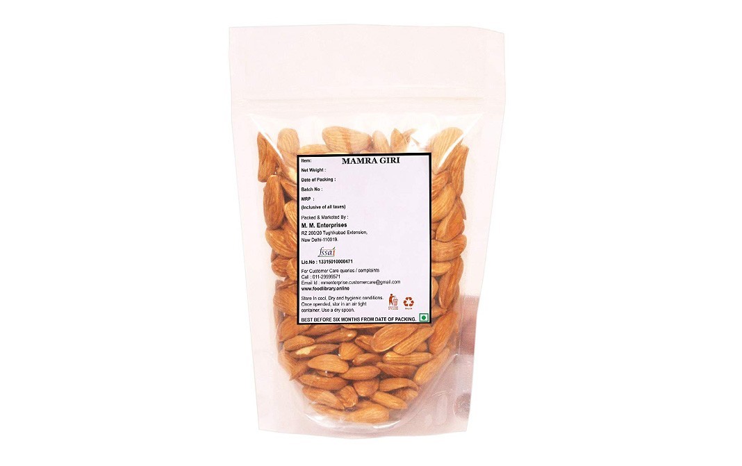 Food Library Almond (Mamra Badam)    Pack  200 grams